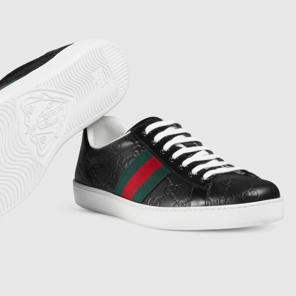 Gucci Other - 🏷 GUCCI Ace Signature Sneaker Men’s 8.5